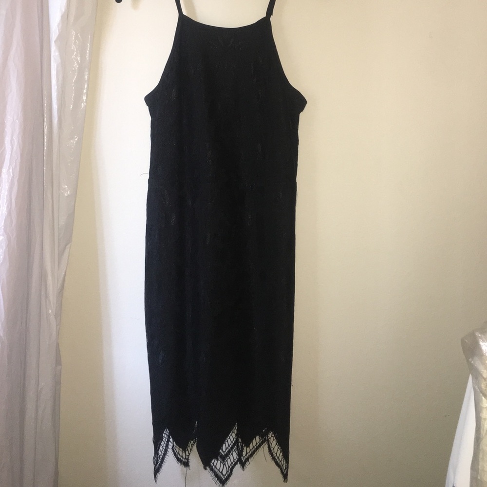 HOMECOMING BLACK LACE DRESS